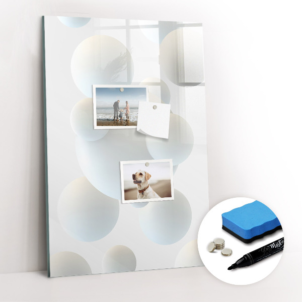 Dry erase magnetic board Leaf Texture