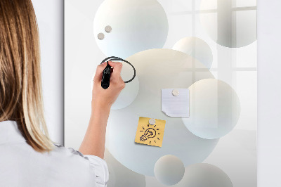 Dry erase magnetic board Leaf Texture