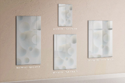 Dry erase magnetic board Leaf Texture