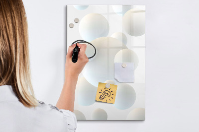 Dry erase magnetic board Leaf Texture