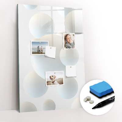 Dry erase magnetic board Leaf Texture