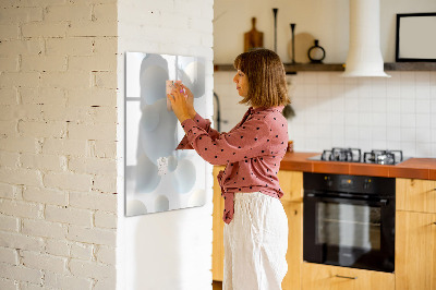 Dry erase magnetic board Leaf Texture