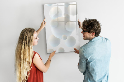 Dry erase magnetic board Leaf Texture