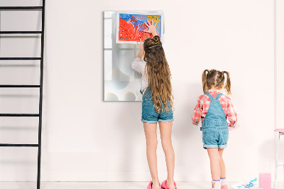 Dry erase magnetic board Leaf Texture