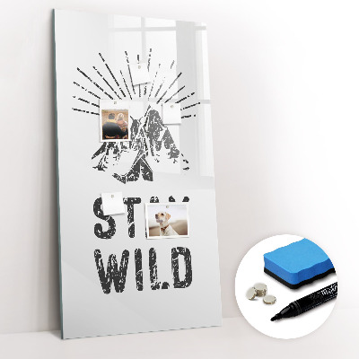 Dry erase magnetic board Pink Marble