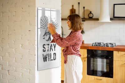 Dry erase magnetic board Pink Marble