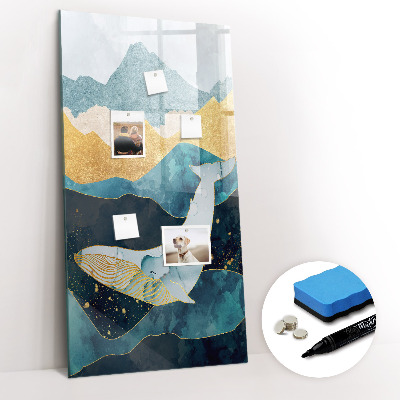 Dry erase magnetic board Watercolor Plants