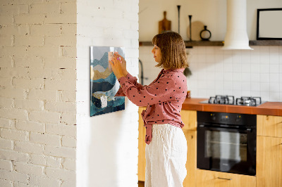 Dry erase magnetic board Watercolor Plants
