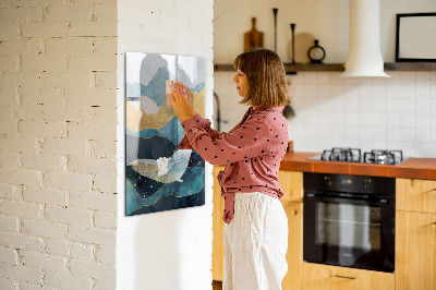 Dry erase magnetic board Watercolor Plants