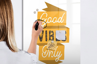 Dry erase magnetic board Plant Shoot Leaves