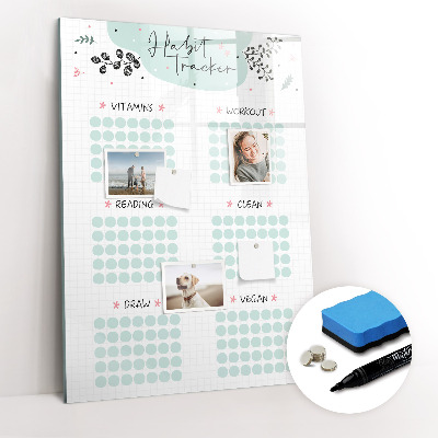 Dry erase board magnetic Good Vibrations Only