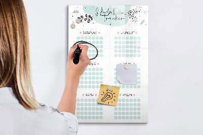 Dry erase board magnetic Good Vibrations Only