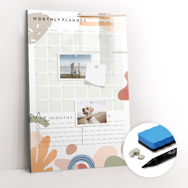 Dry erase board magnetic Daily Planner