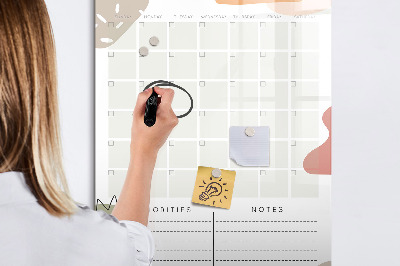 Magnetic writing board Daily Planner