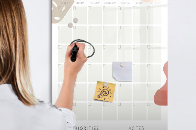 Dry erase board magnetic Daily Planner