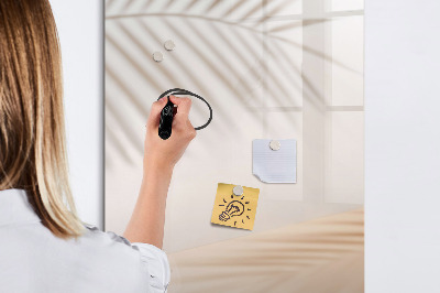 Dry erase magnetic board Vegetables on Wood