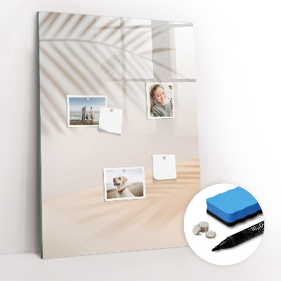 Dry erase magnetic board Vegetables on Wood