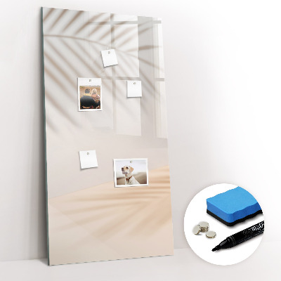 Dry erase magnetic board Vegetables on Wood