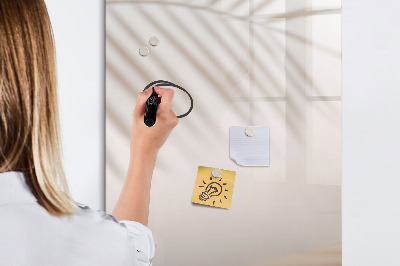 Dry erase magnetic board Vegetables on Wood