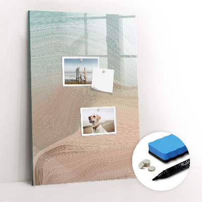 Dry erase magnetic board Colorful Marble