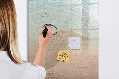 Dry erase magnetic board Colorful Marble