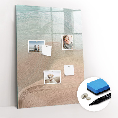 Dry erase magnetic board Colorful Marble