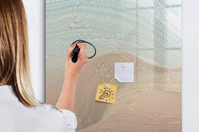 Dry erase magnetic board Colorful Marble