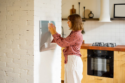 Dry erase magnetic board Colorful Marble