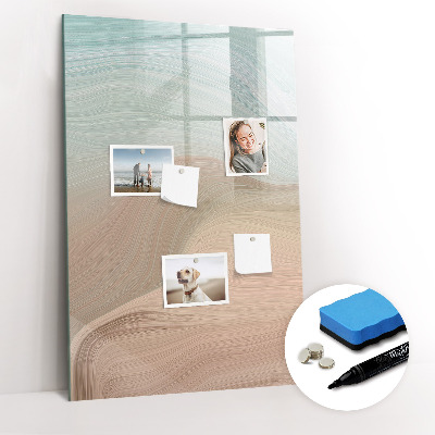 Dry erase magnetic board Colorful Marble