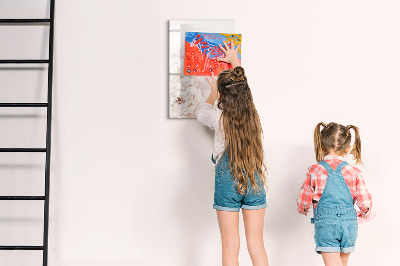 Dry erase board magnetic Color Mixing