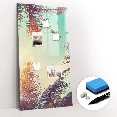 Dry erase magnetic board Peony Flowers