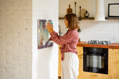Dry erase magnetic board Peony Flowers