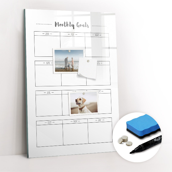 Dry erase board magnetic Tropical Palm Tree
