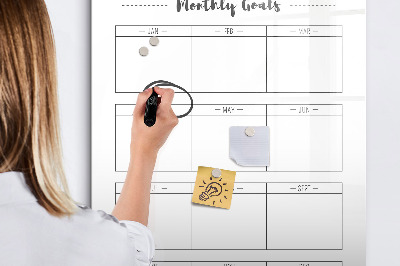 Dry erase board magnetic Tropical Palm Tree