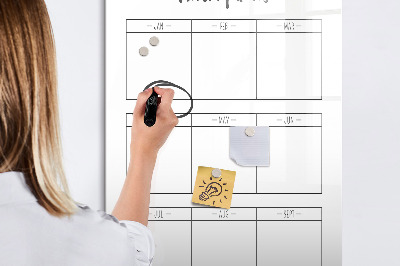 Dry erase board magnetic Tropical Palm Tree