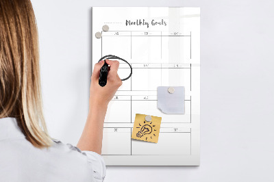 Dry erase board magnetic Tropical Palm Tree