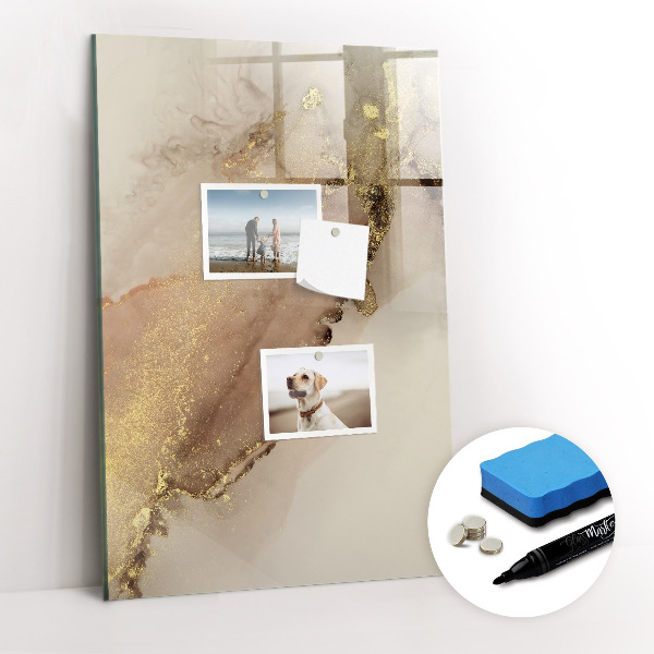 Dry erase magnetic board Monthly Goals
