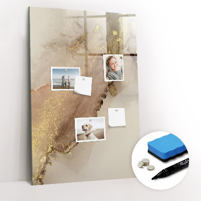 Dry erase magnetic board Monthly Goals