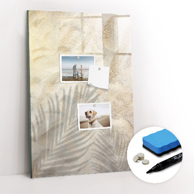 Dry erase board magnetic Glitter Marble