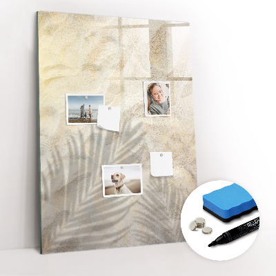 Dry erase board magnetic Glitter Marble