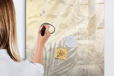 Dry erase board magnetic Glitter Marble