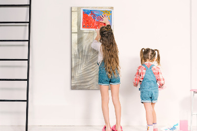 Dry erase board magnetic Glitter Marble