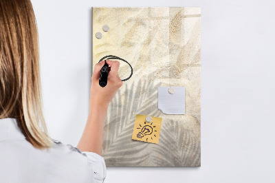 Dry erase board magnetic Glitter Marble