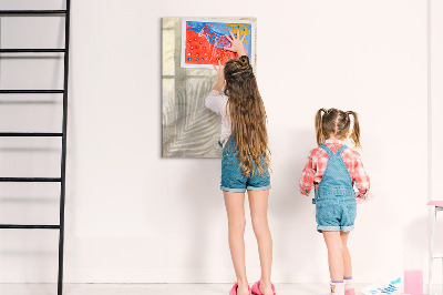 Magnetic drawing board with marker Glitter Marble