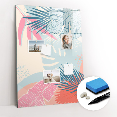 Dry erase board magnetic Dark Marble
