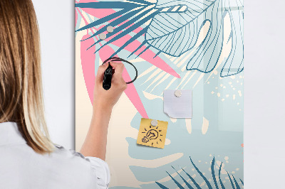 Dry erase board magnetic Dark Marble