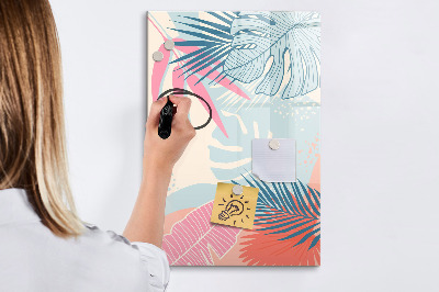 Dry erase board magnetic Dark Marble