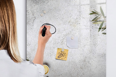 Dry erase magnetic board Pastel Leaves