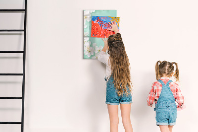 Magnetic board with marker Wooden Panels