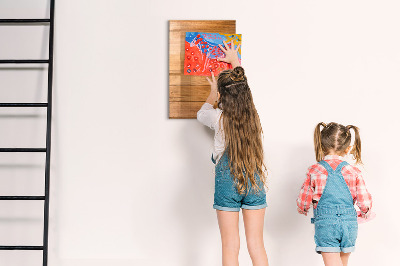 Dry erase magnetic board Blooming Flowers